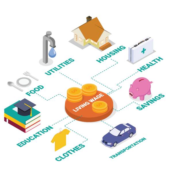 A cluttered table filled with various bills and invoices, symbolizing the financial challenges home buyers face in managing rising living costs while trying to achieve homeownership.